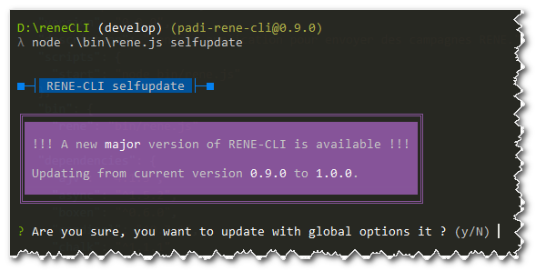 Capture RENE-CLI